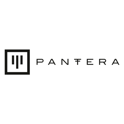 Pantera logo with a stylized 'P' inside a square, followed by the word 'PANTERA' in capital letters.