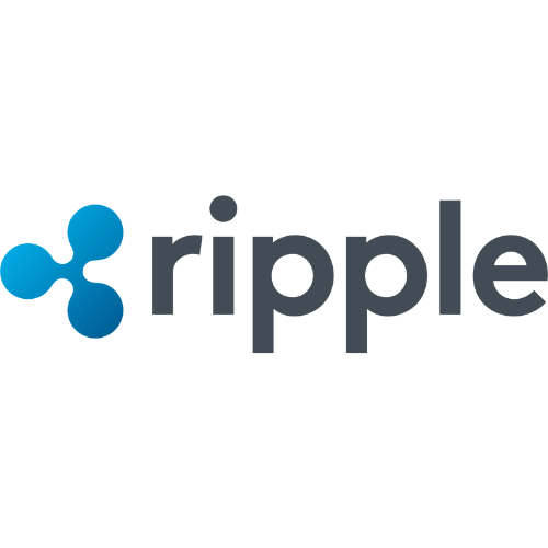 Ripple logo with three connected circles in blue and the word 'ripple' in lowercase gray letters.