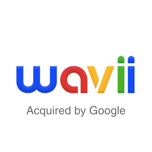 Wavii logo with the text "Acquired by Google" below.