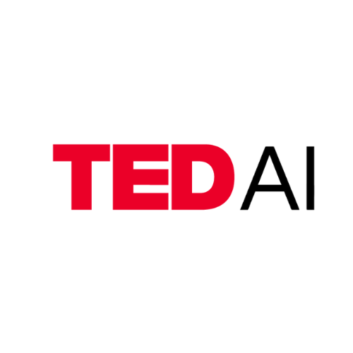 TED AI logo with 'TED' in red and 'AI' in black on a white background.