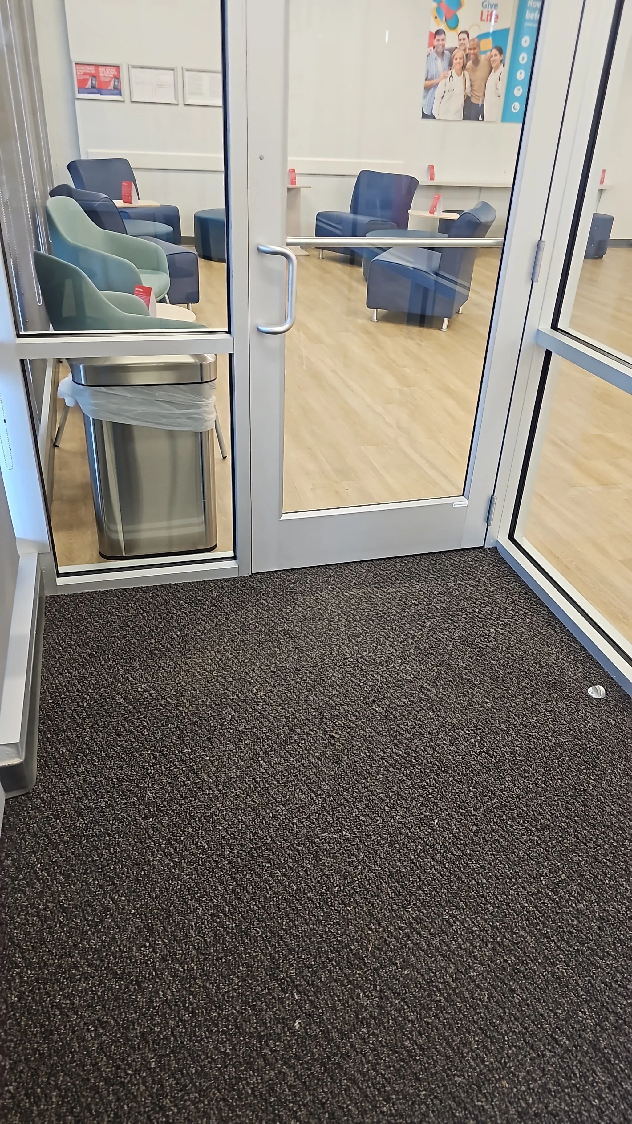 Carpet cleaning maintenance.