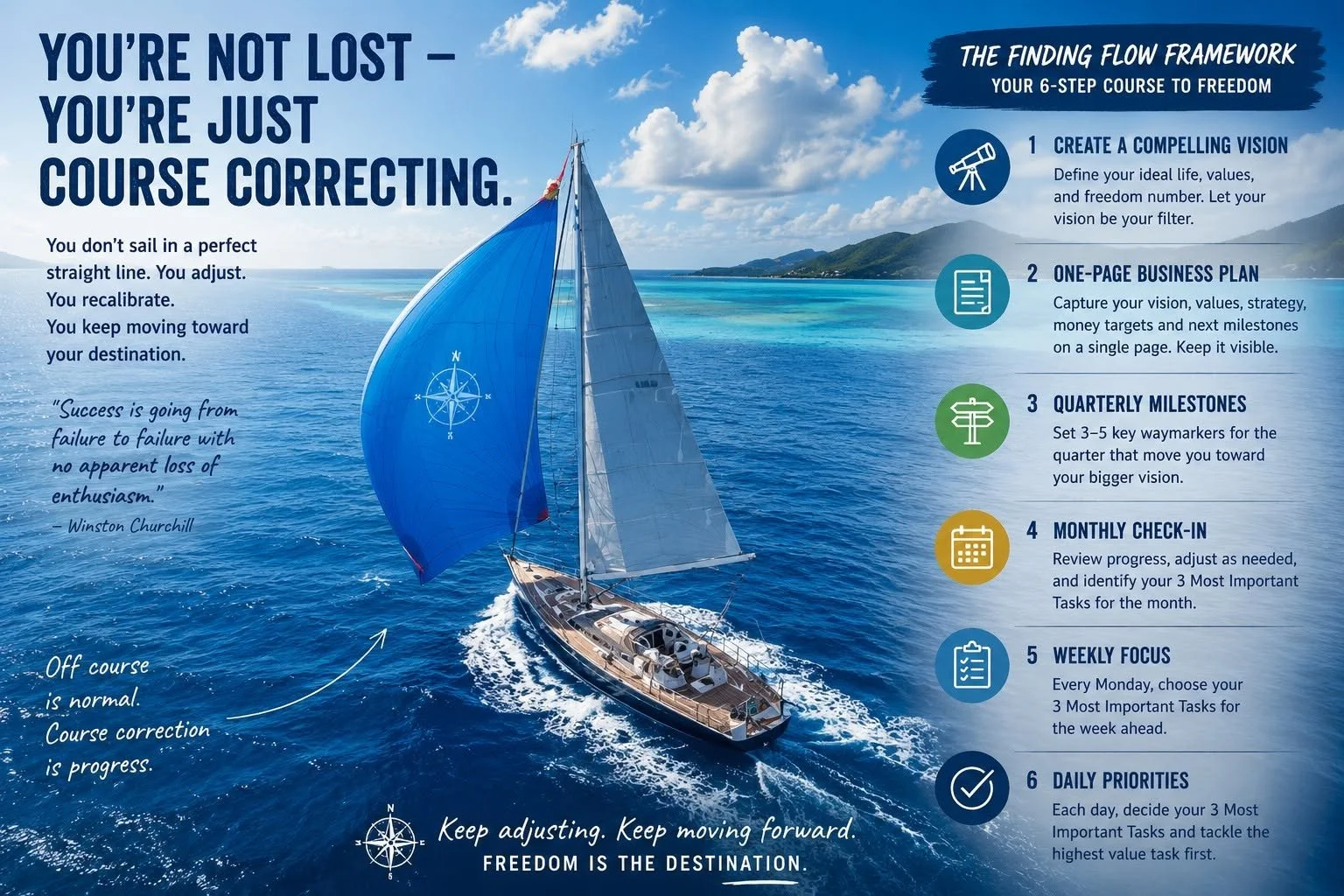 You're Not Lost - You're Just Course Correcting