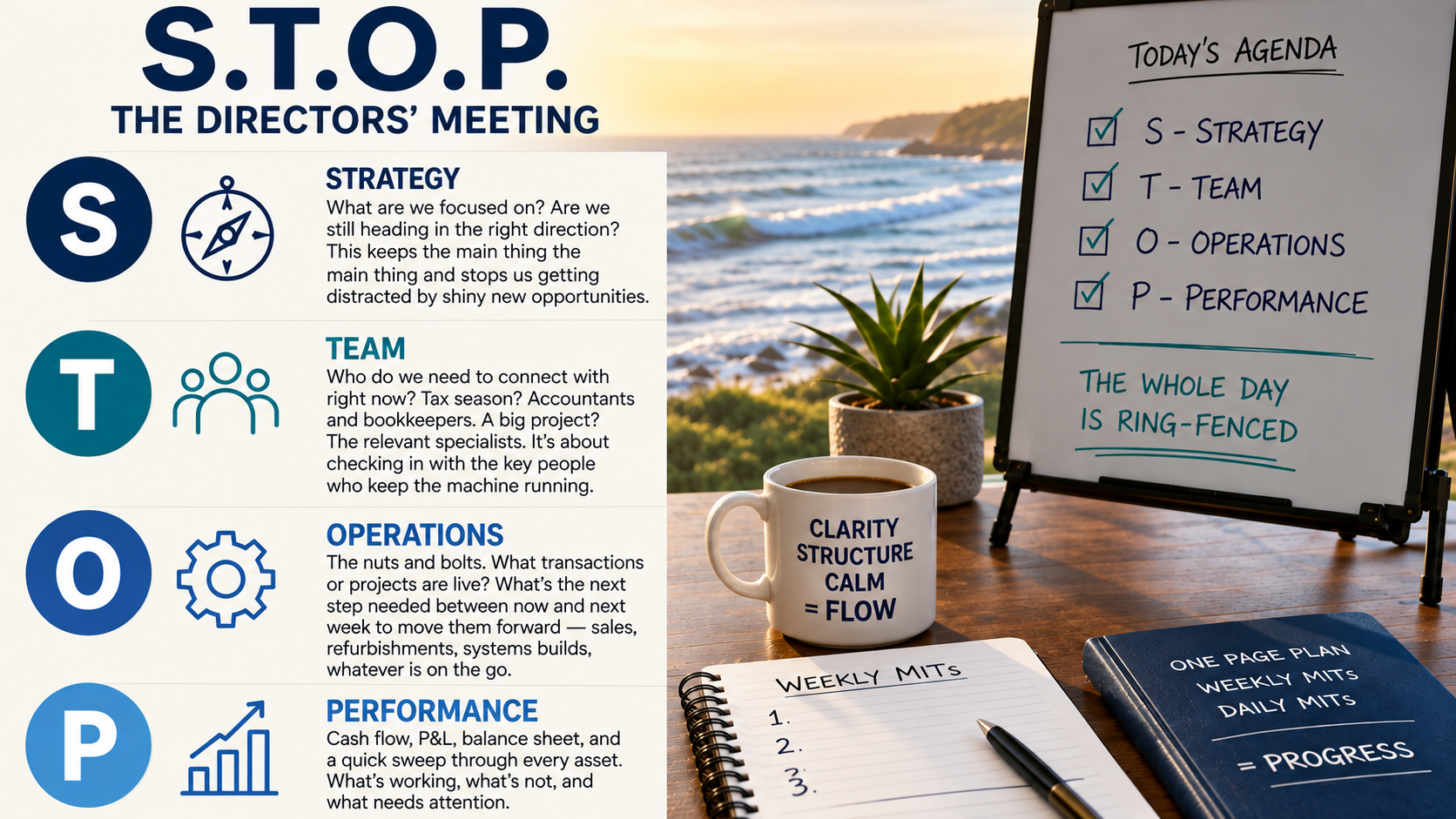 Finding Flow: S.T.O.P. – The Directors’ Meeting