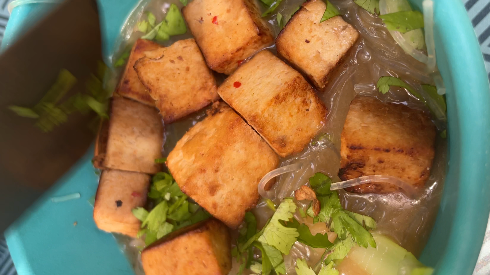 Campsite Cooking - Miso Soup with Noodles