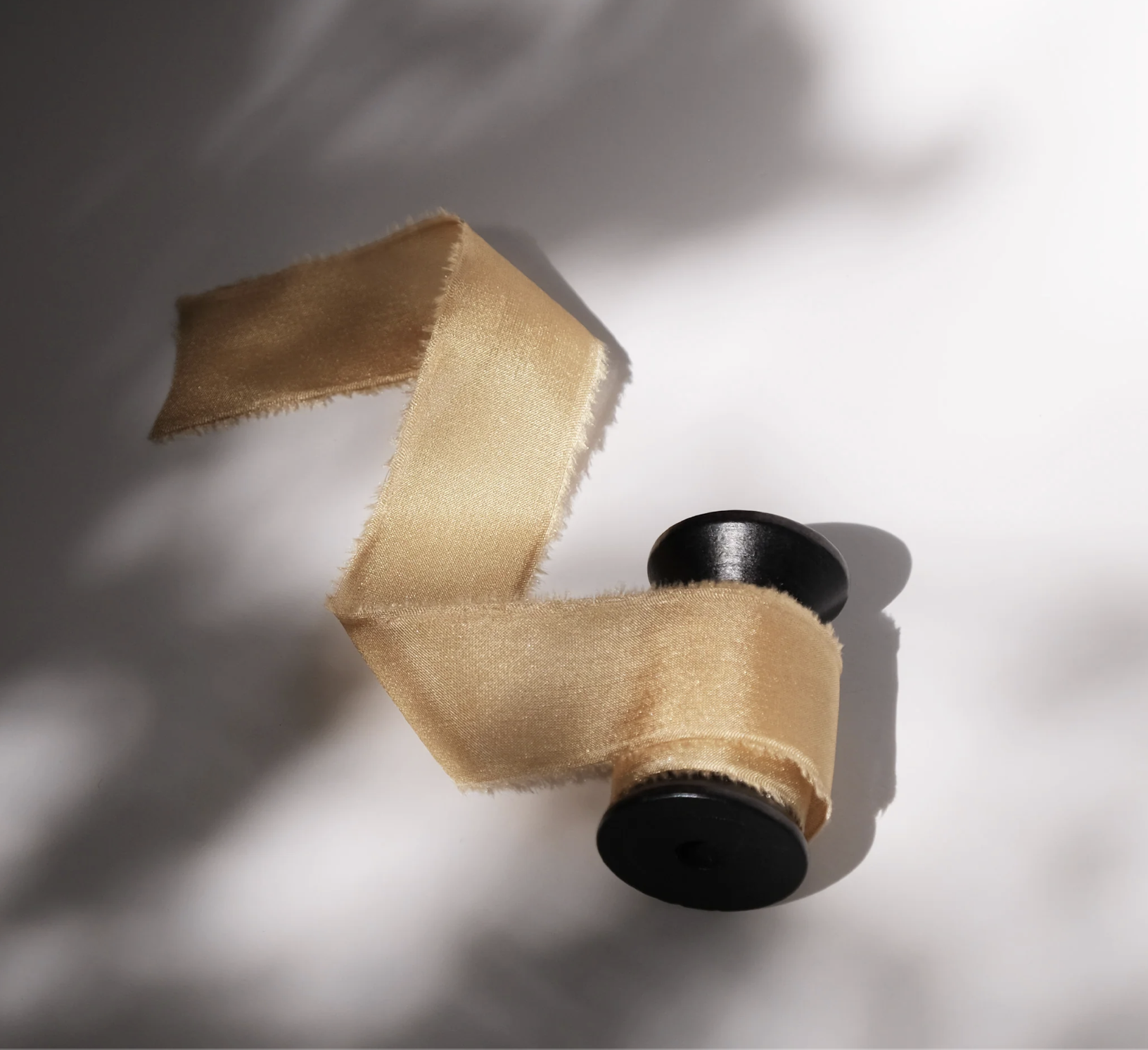 Habotai Silk Ribbon - Matte Gold.png