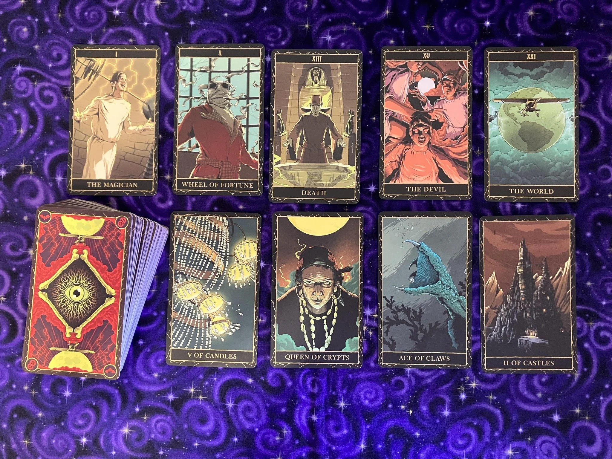 Universal Monsters Tarot