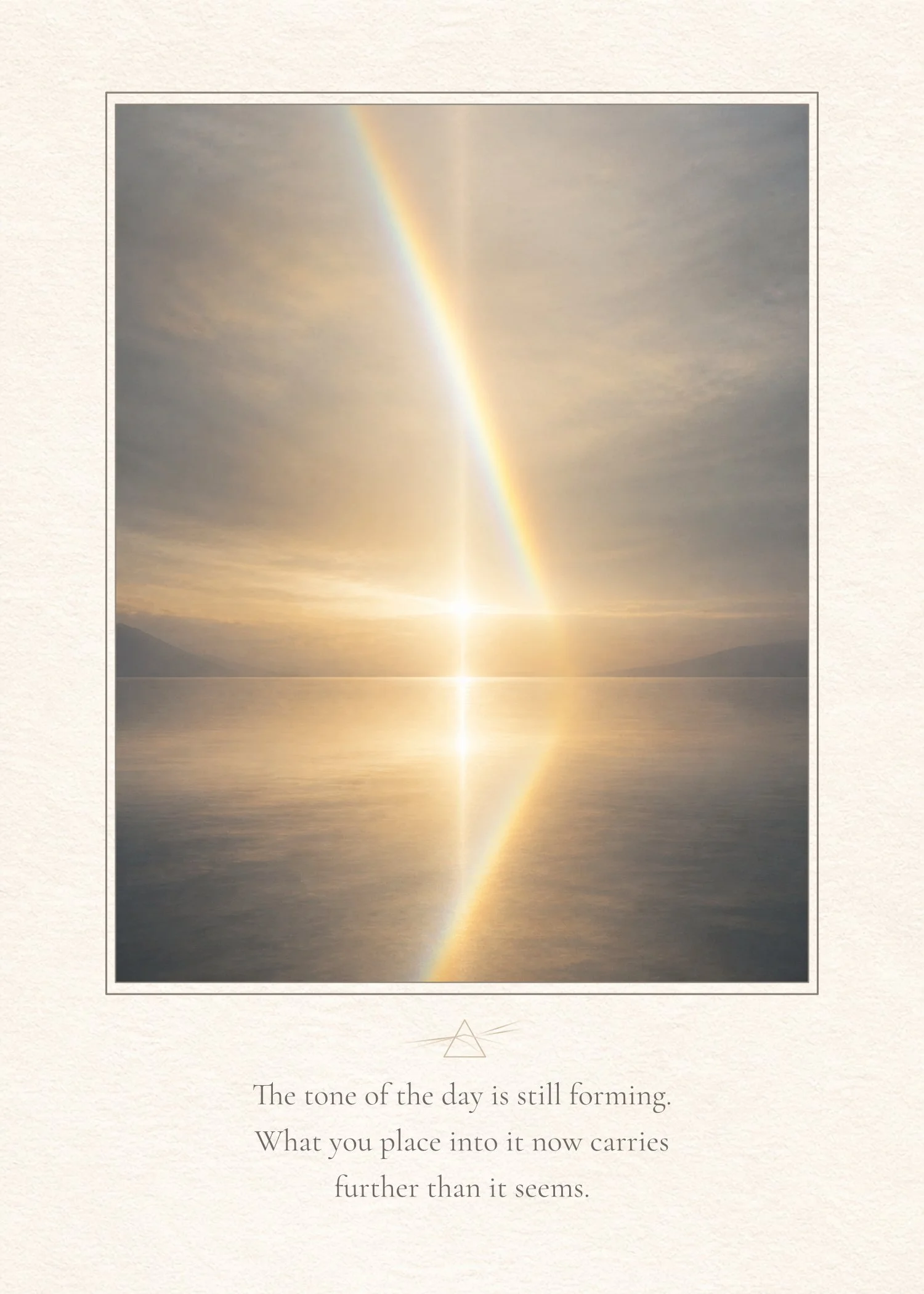 A Prism of Light — Light Card No. 01