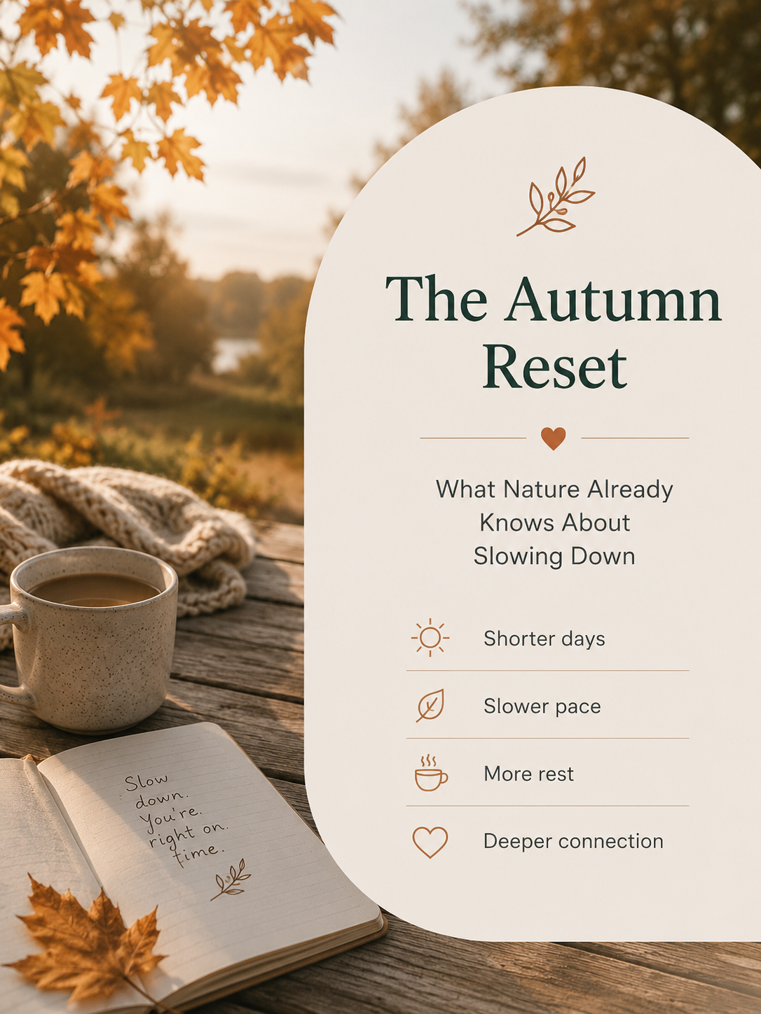 The Autumn Reset: What Nature Already Knows About Slowing Down
