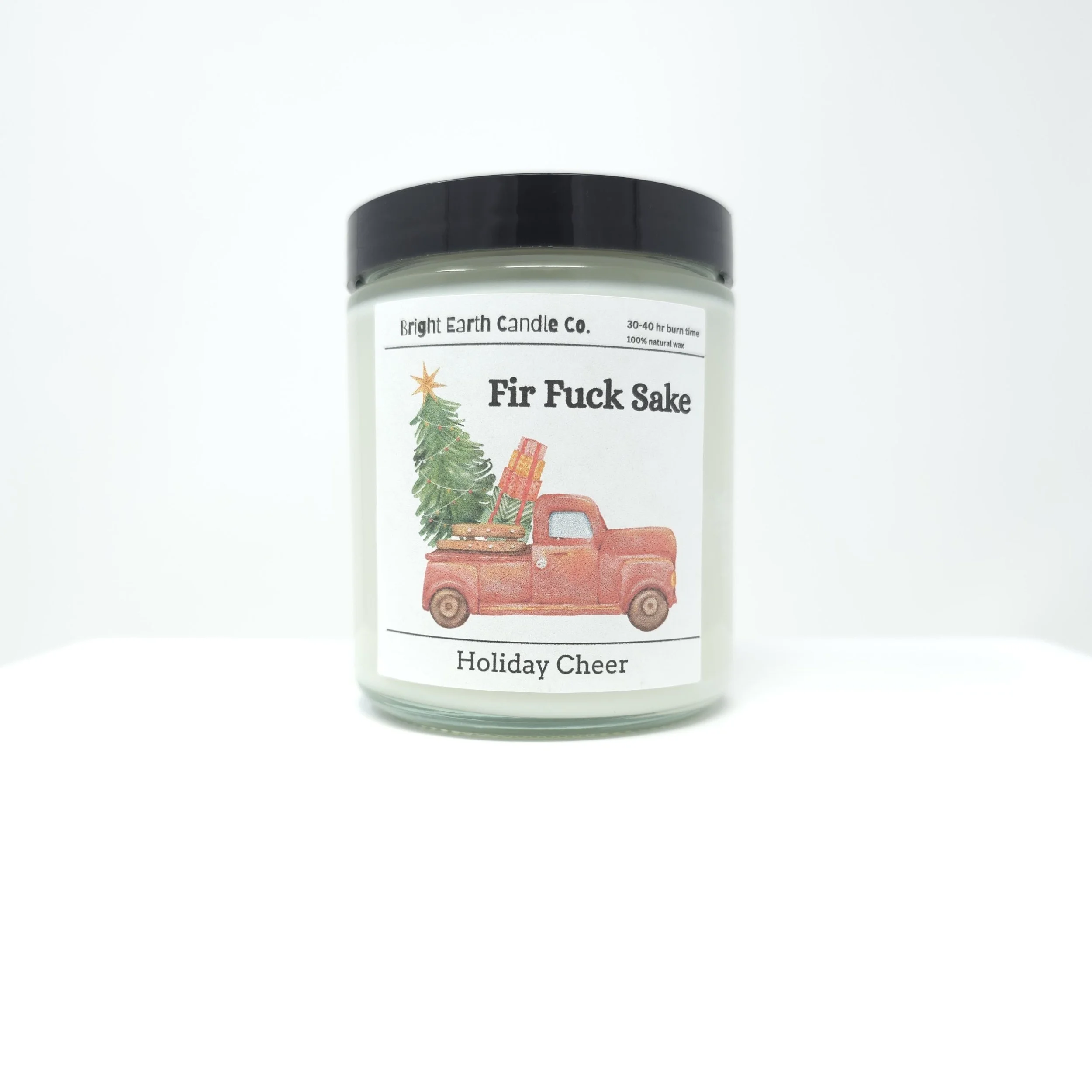 Fir F*ck Sake- Holiday Cheer Coconut-Soy Candle