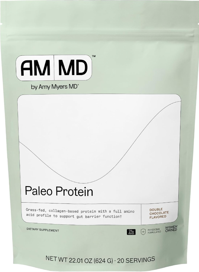 Chocolate Protein Powder with stevia- actual good protein! Love this stuff by Amy Myers MD