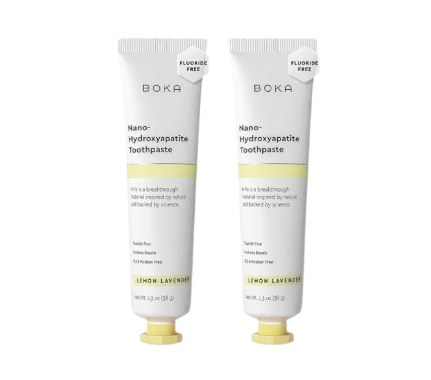 Fluoride Free Toothpaste, Nano Hydroxyapatite Toothpaste, Appropriate for Sensitive Teeth - for Adult Oral Care - Lemon Lavender Flavor, 4 Fl Oz 1Pk