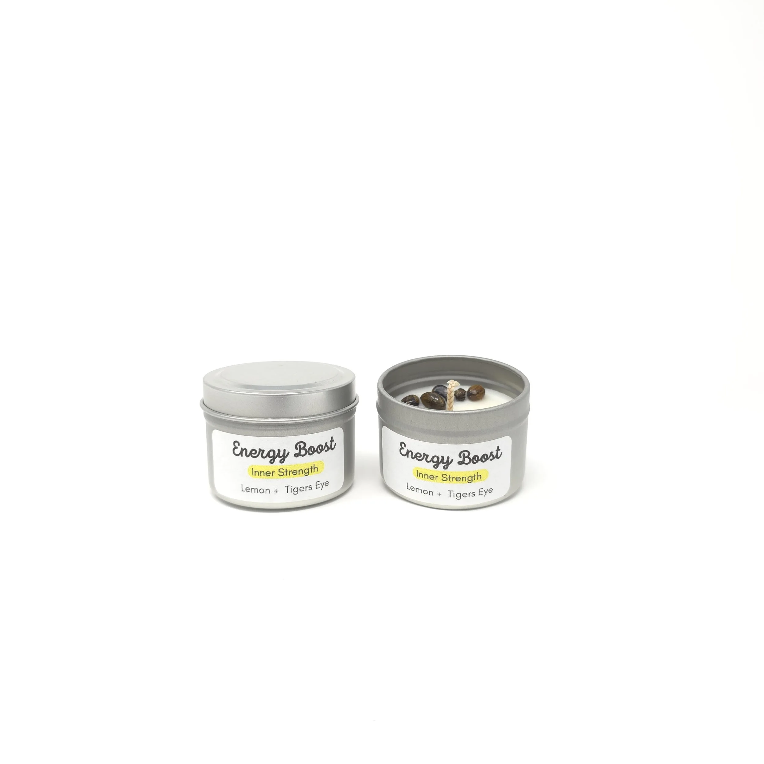 Lemon Crystal Candles for Mindful Moments Daily Spark