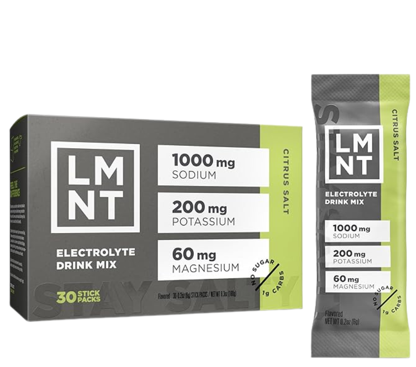 LMNT Zero Sugar Electrolytes - Citrus Salt | Drink Mix | 30-Count