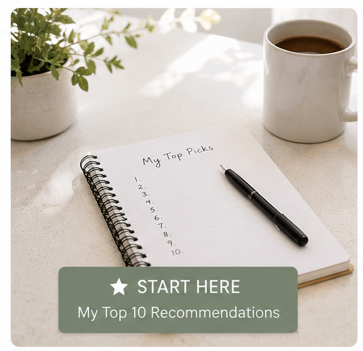 My top picks list in a relaxed setting with a cup of coffee, and the what should I but question is answered for you.