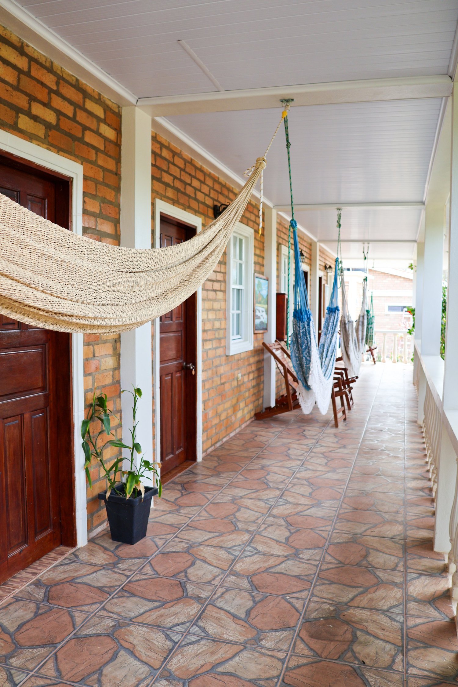 Interior corridor at Mountainstream Lodge
