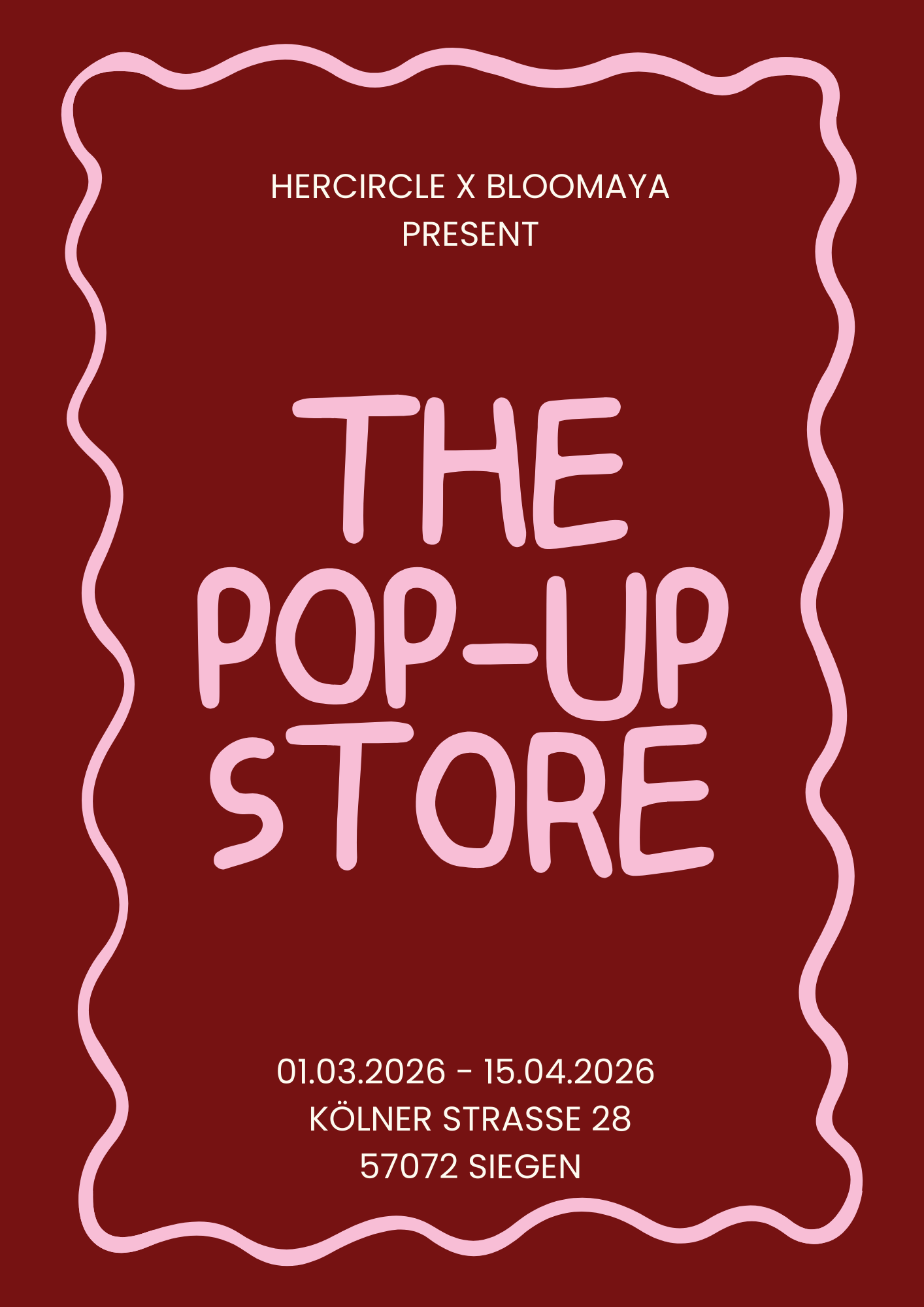 Eröffnung  Pop-Up Store