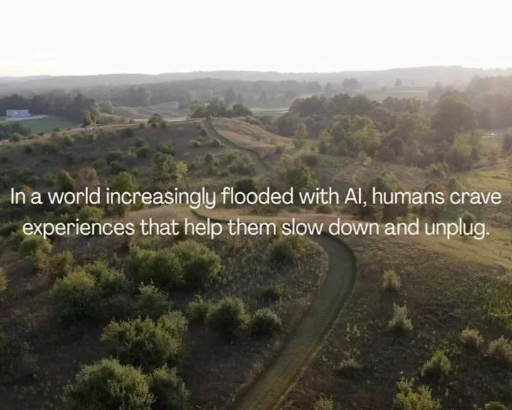 The physical world is our most precious commodity. 🌲

In a world where AI is everywhere, we&rsquo;re observing a fundamental shift: people are craving the sensory beauty of the real world. They are seeking new ways to connect with the places and com