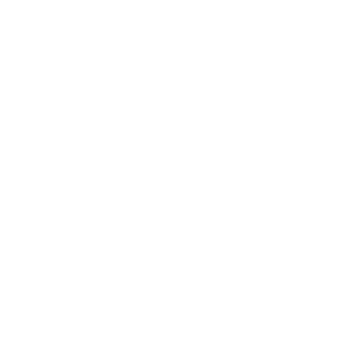 Black background with a white leftward curved arrow.