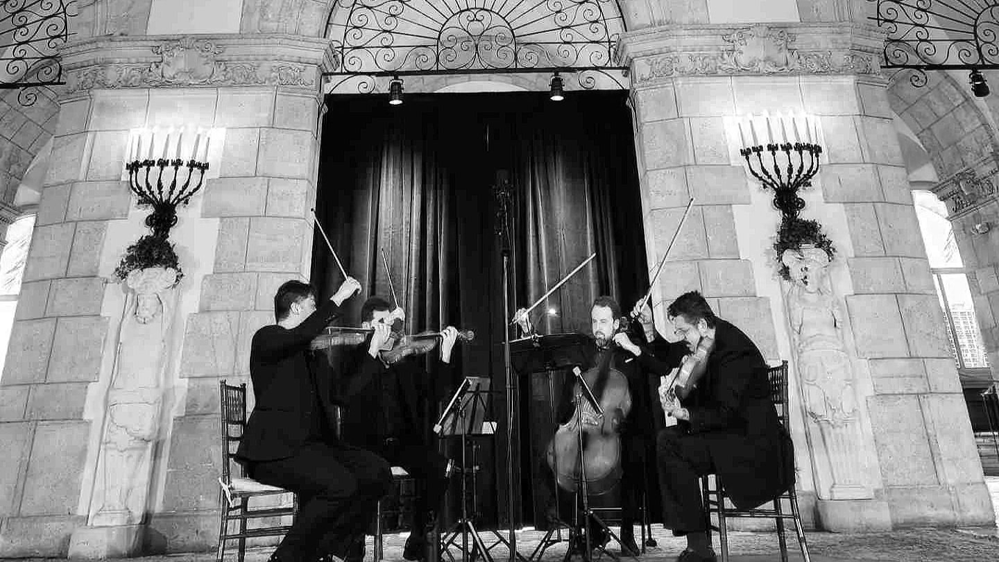 Beo performs in a historic mansion