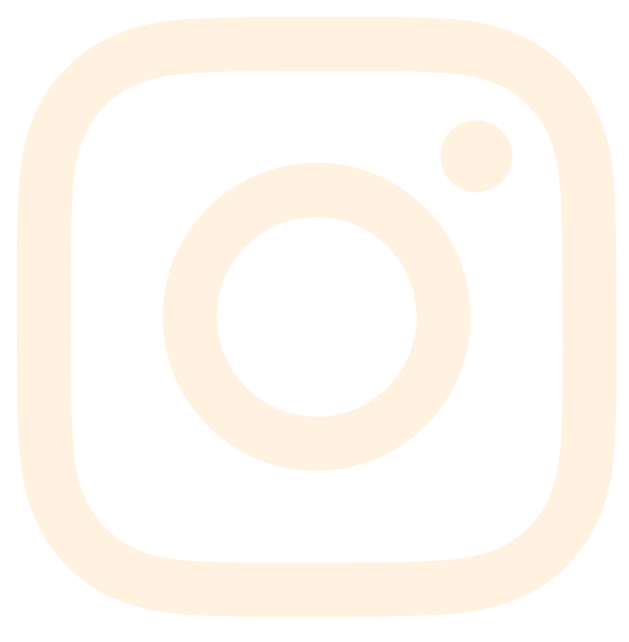 Instagram logo in black and beige.