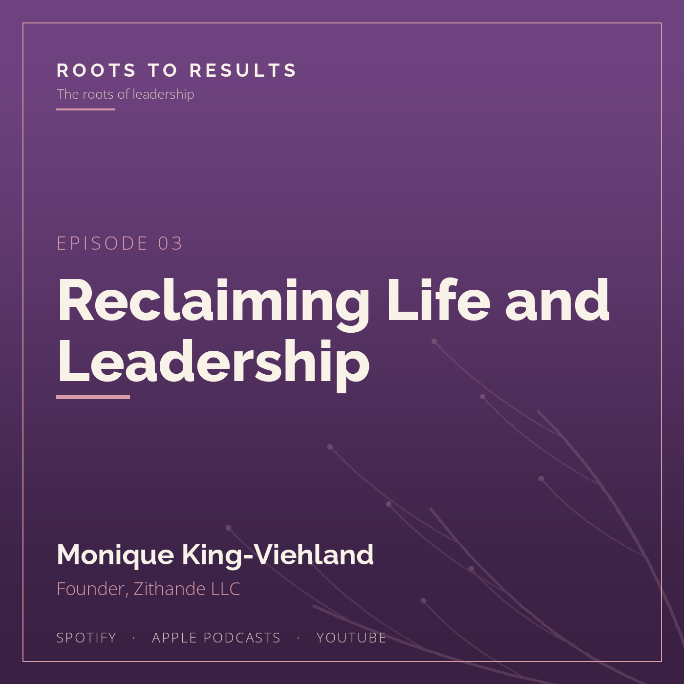 Episode 3 - Reclaiming Life and Leadership with Monique King-Viehland