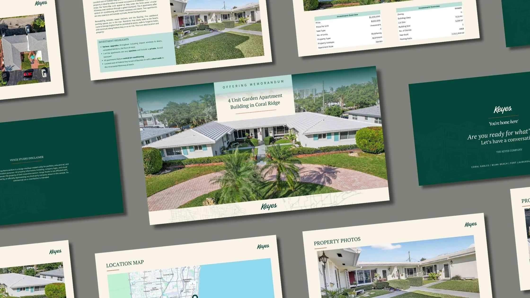 4 Unit Garden Apartment Building in Coral Ridge Multifamily OM