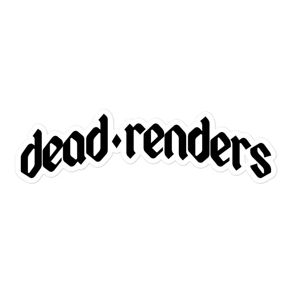Dead Renders Classic Sticker