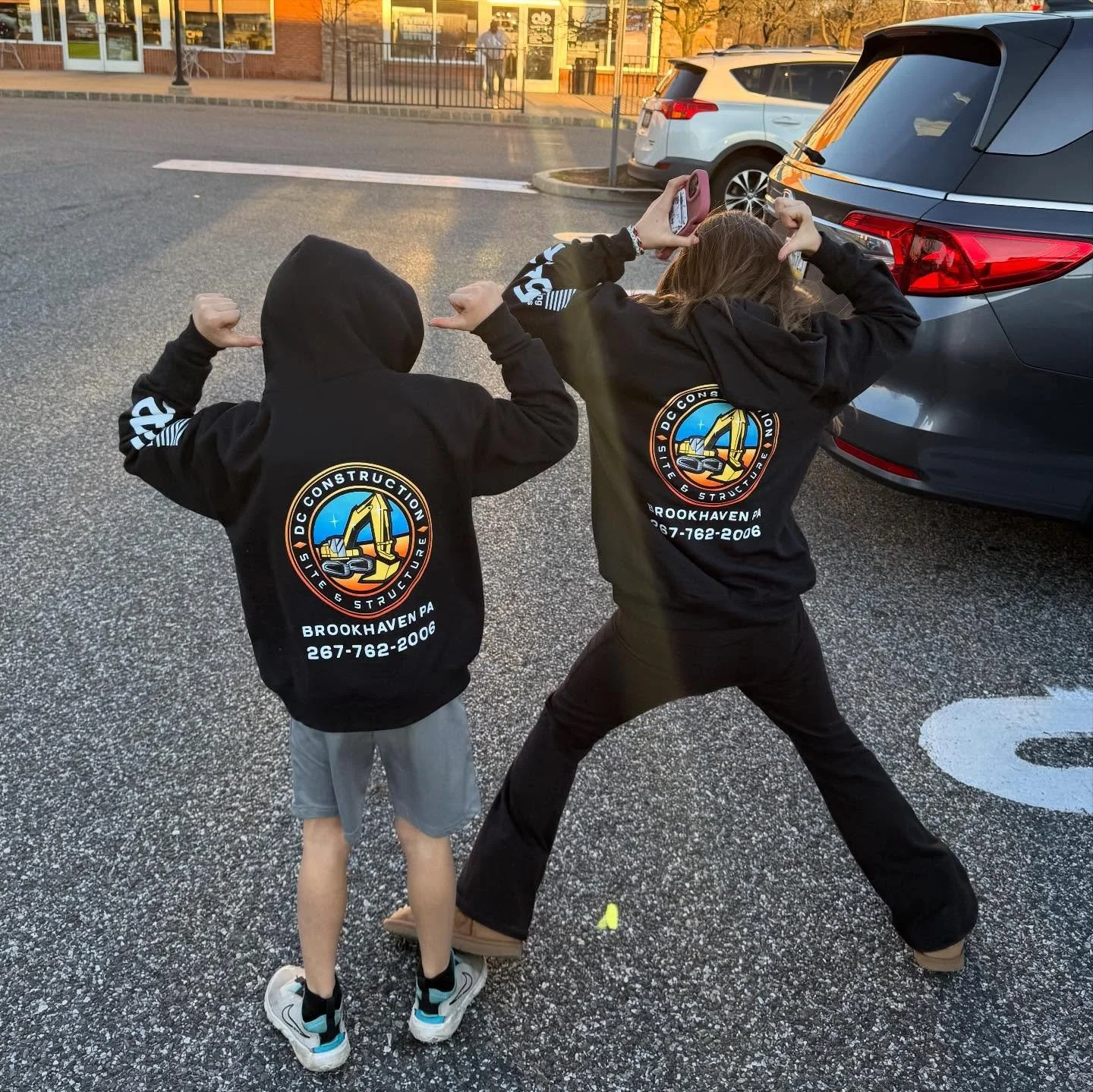 The littles reppin the brand