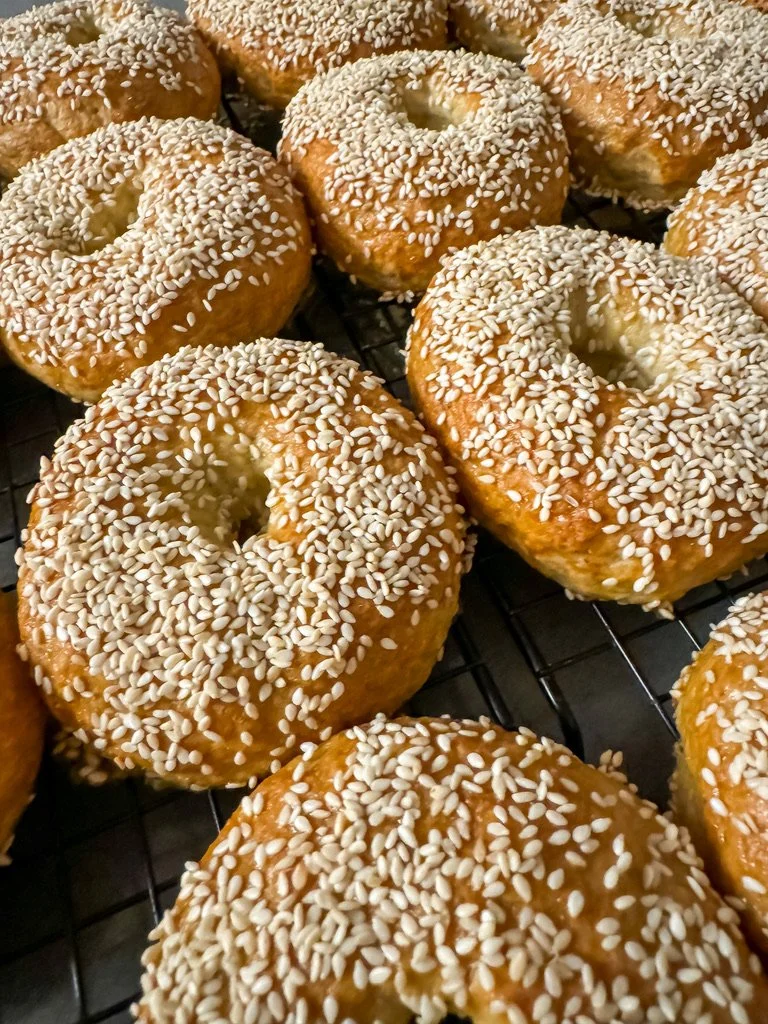 Gluten Free Sesame Bagels