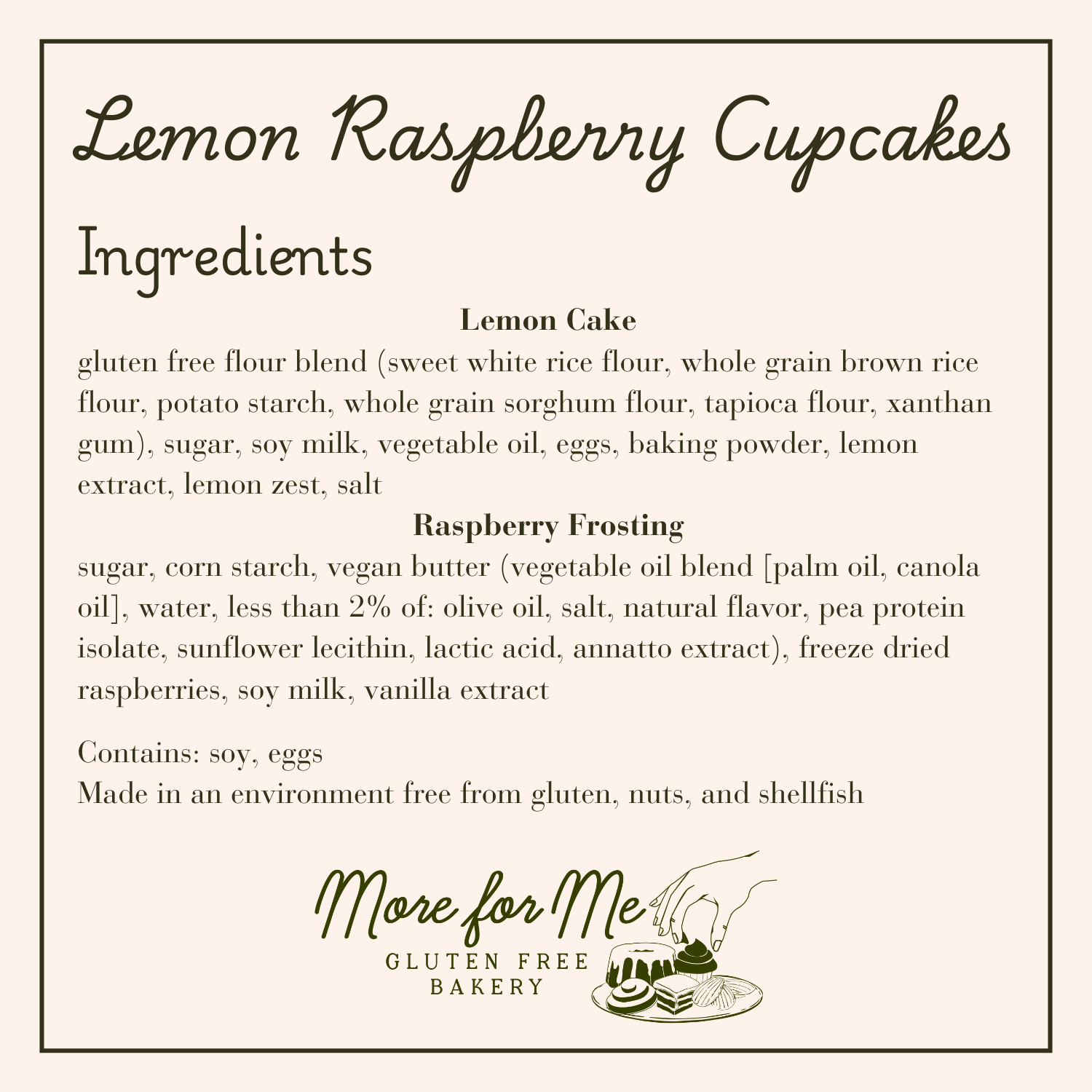 Lemon Raspberry Mini Cupcakes (Box of 12)