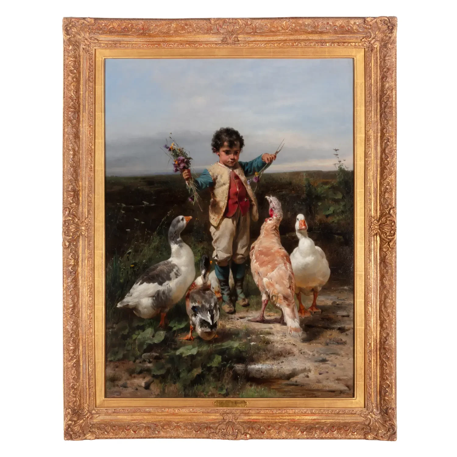 Johann Till 
The Little Goose Boy, 19th Century