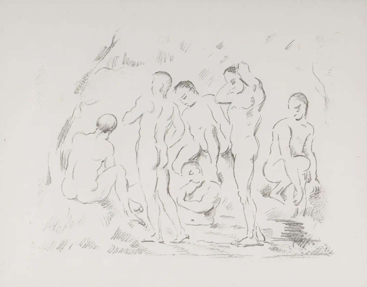 Paul Cézanne
Les baigneurs (petit planche), ca. 1897