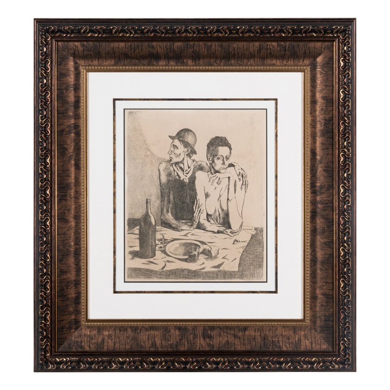 Pablo Picasso 
Le Repas Frugal (from La Suite des Saltimbanques), 1904; printed 1913