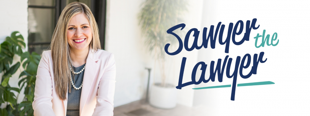 Sawyer the Lawyer Branding displayed across social media & email.