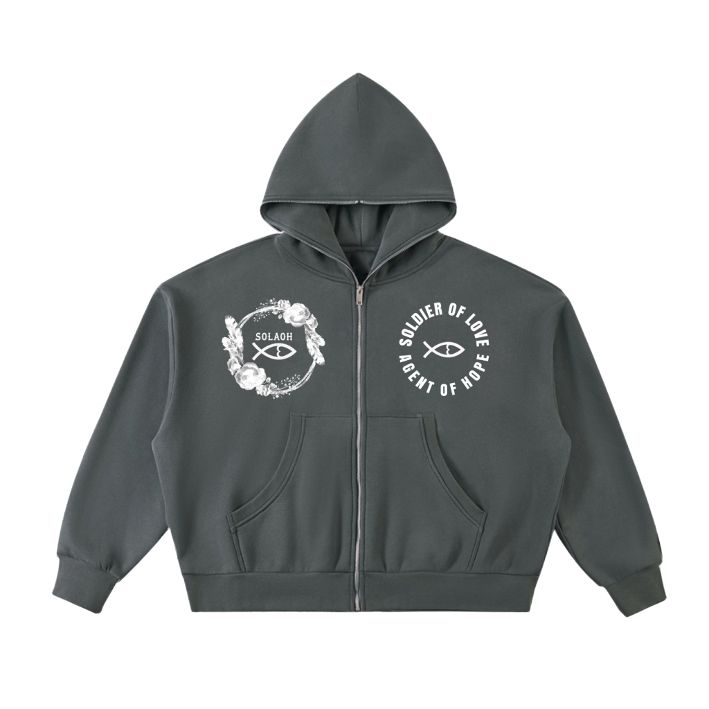 SOLAOH Atelier Full-Zip Hoodie