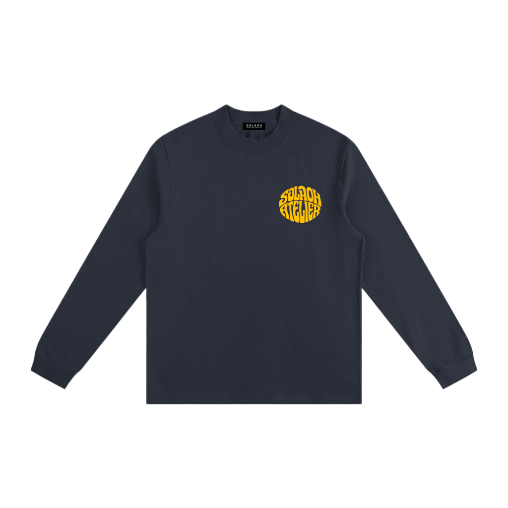 SOLAOH Atelier Retro Mock Neck Sweatshirt