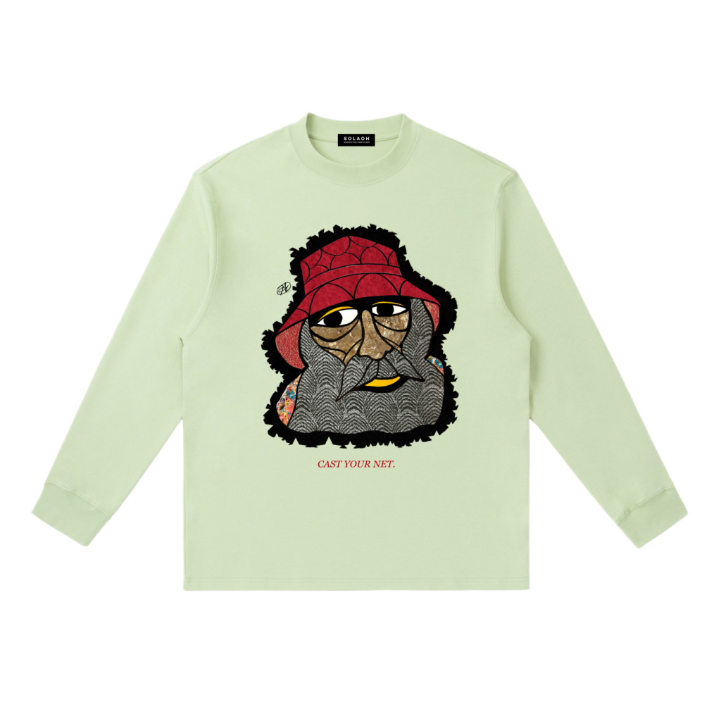 SOLAOH Fisherman Long-Sleeve T-Shirt (Green)