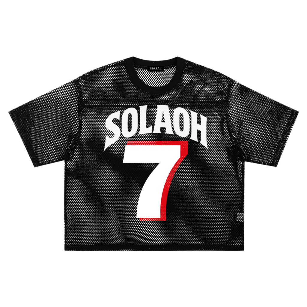 SOLAOH Boxy Net Shirt