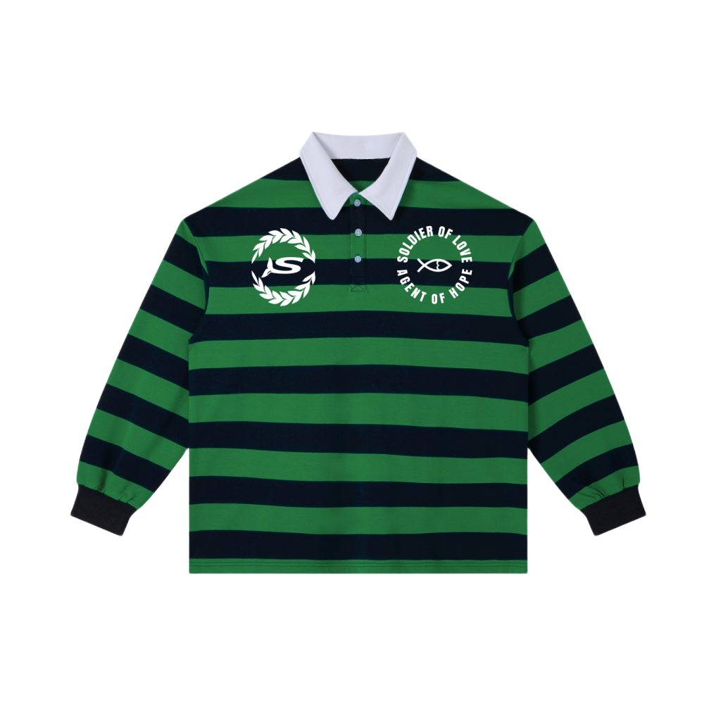 SOLAOH Seven Long-Sleeve Polo Shirt