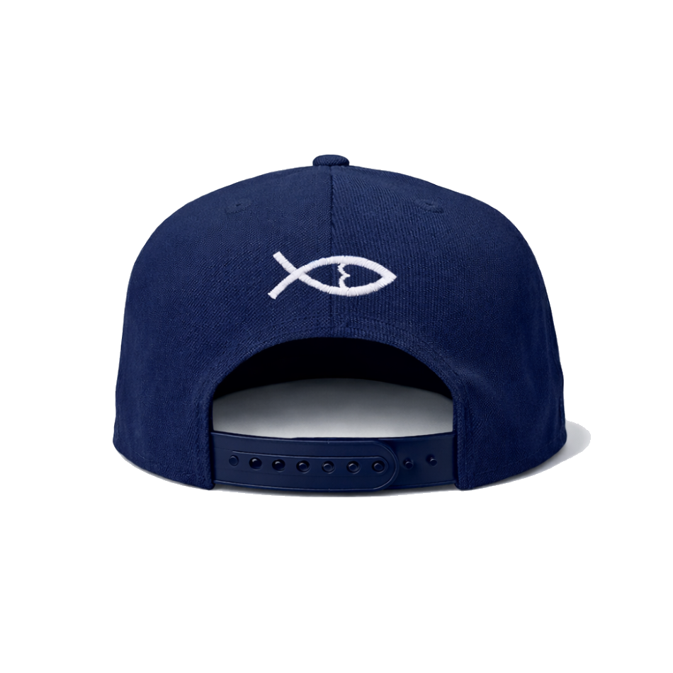 SOLAOH Snapback - Back (Navy).png