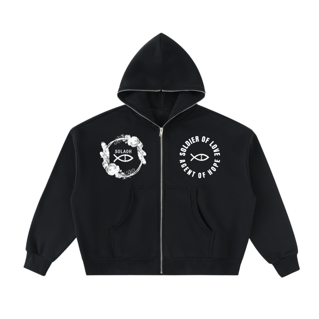 SOLAOH Atelier Full-Zip Hoodie