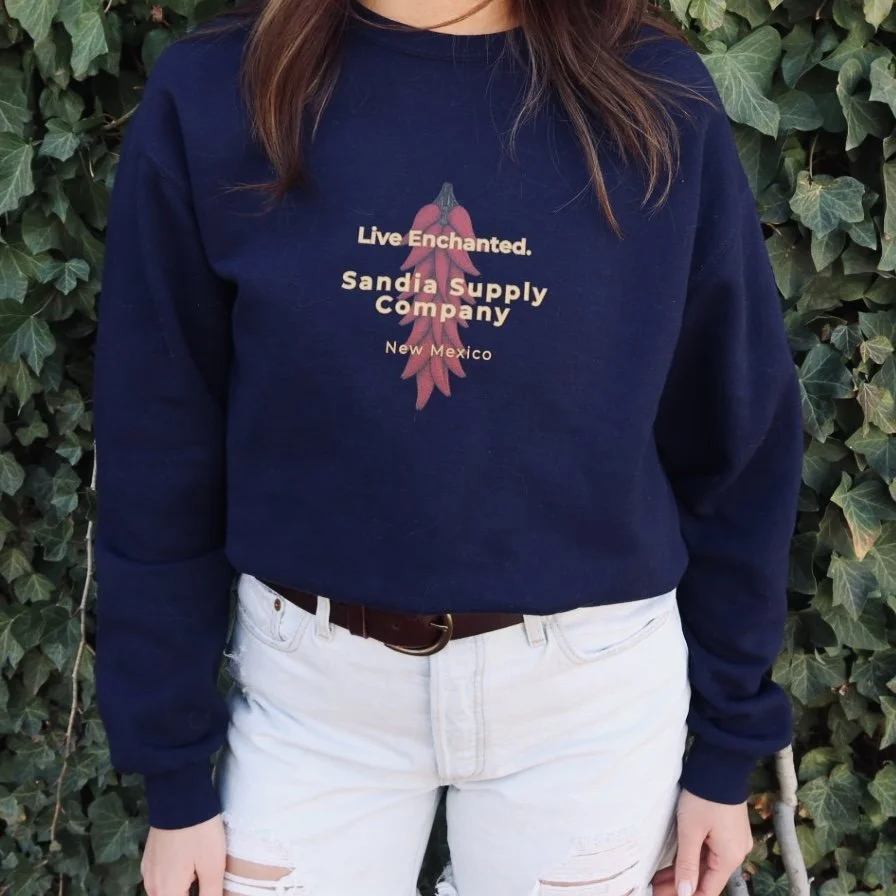 Motto Crew Neck Sweatshirt