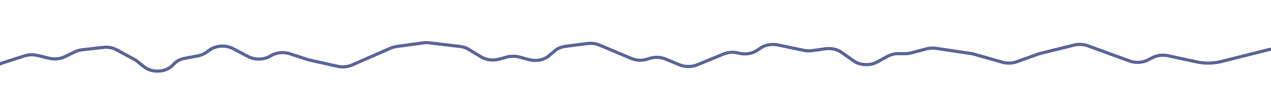 Line drawing of a wavy string or thread with a zigzag pattern.