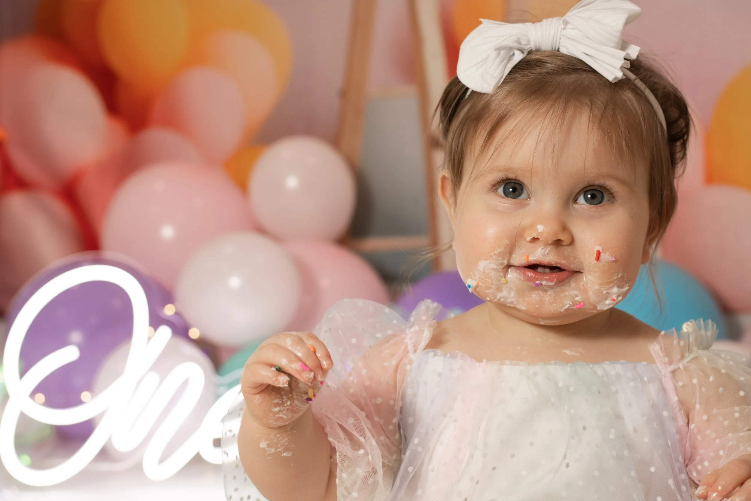 cake smash photography in pittsburgh pa first birthday photo session milestone