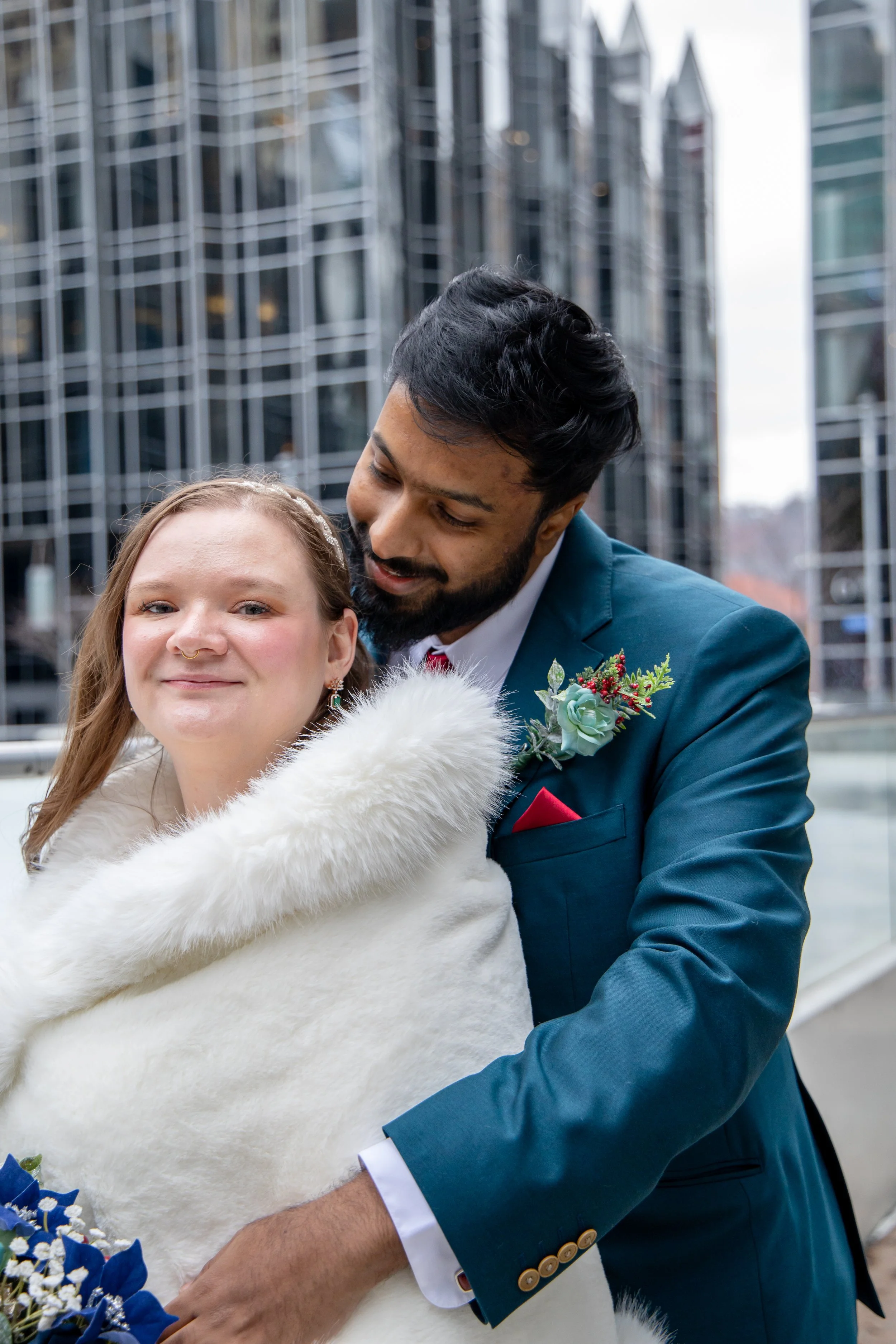 documentary wedding photography ppg paints downtown pittsburgh