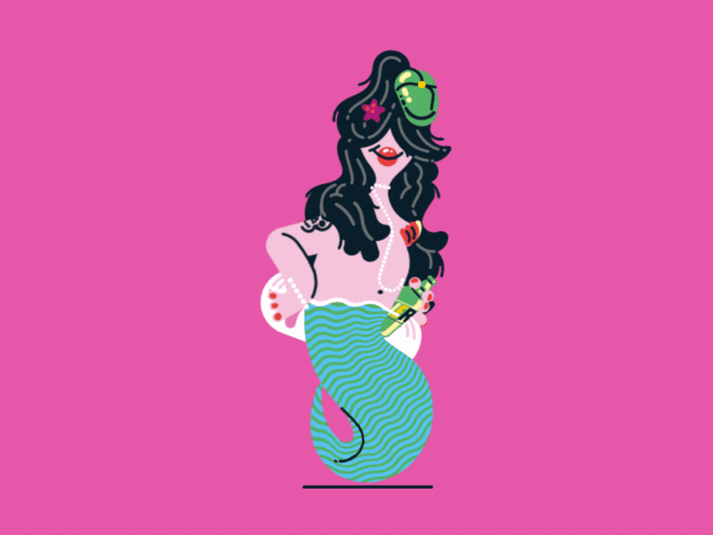 Mermaid&Beer5.gif