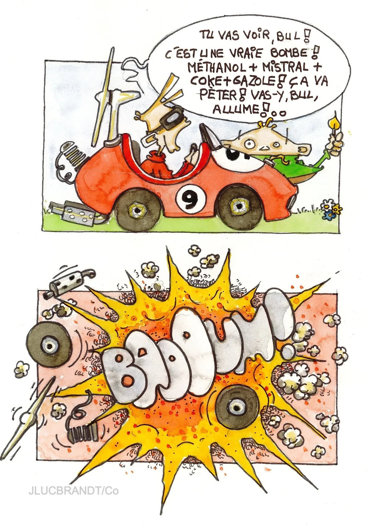 STRIP "Fil et Bul" Magazine CHIC-PLANETE - 2005