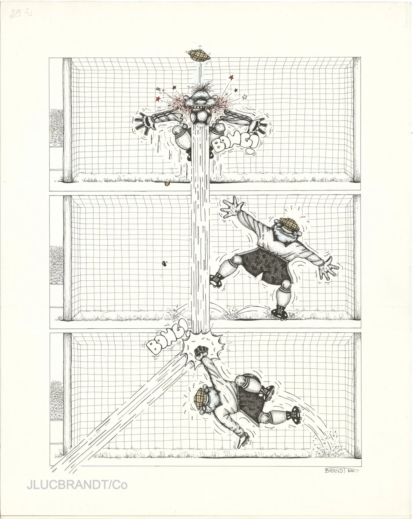 STRIP projet "Une vie en gribouillis" - 1990