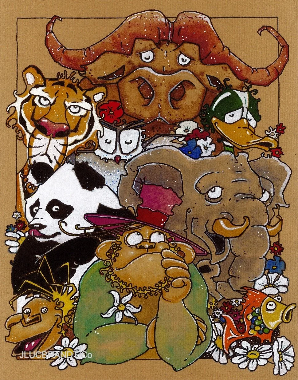 ILLUSTRATION pour CHIC-PLANETE - 2005