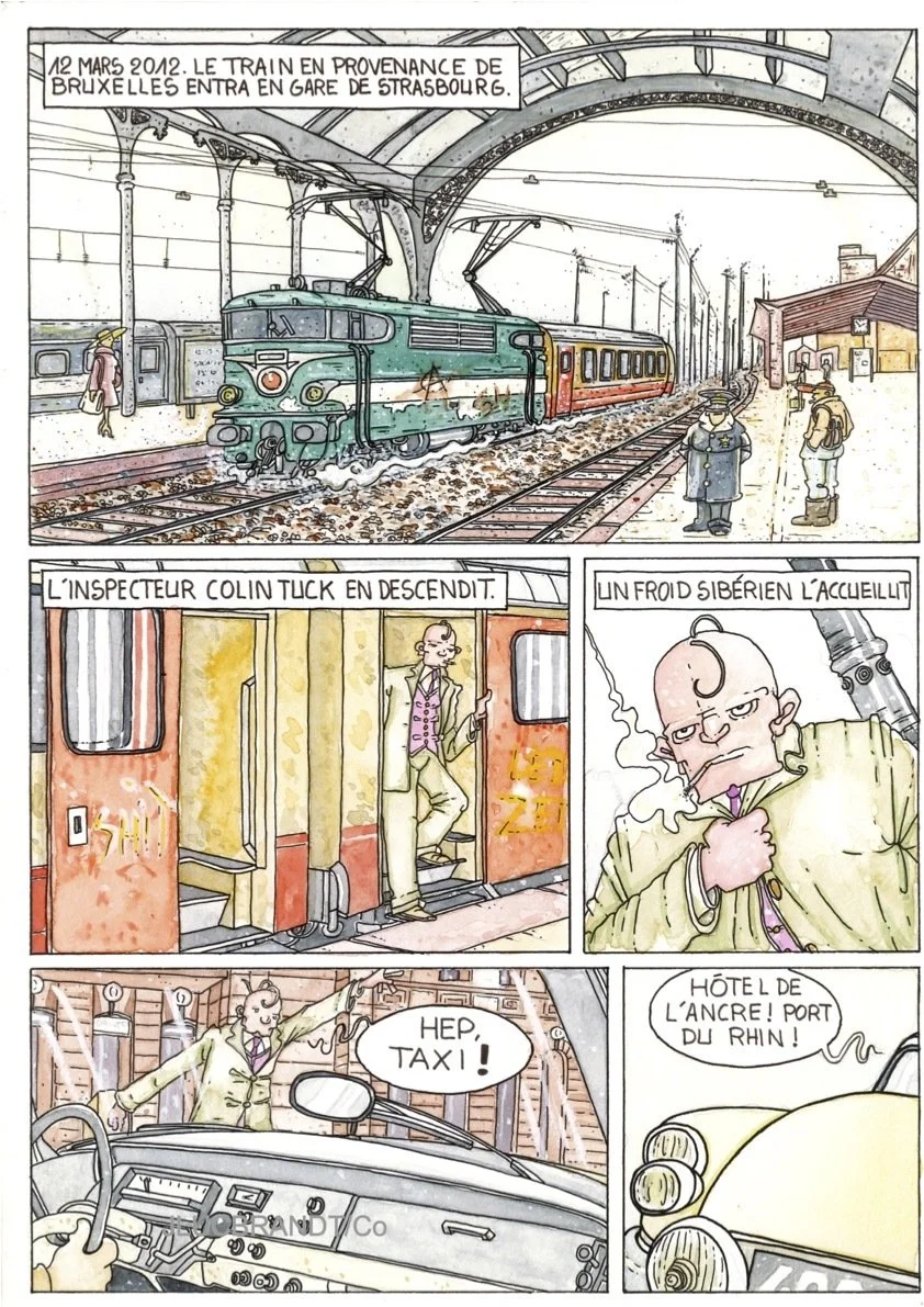 PROJET BD "COLIN TUK" - Port du Rhin - PL.1 - 2001